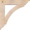 Ekena Millwork Thorton Traditional Smooth Bracket w/ Offset Brace, Douglas Fir, 7 1/2"W x 36"D x 36"H BKT0806X36X36THR01SDF - alternate 4